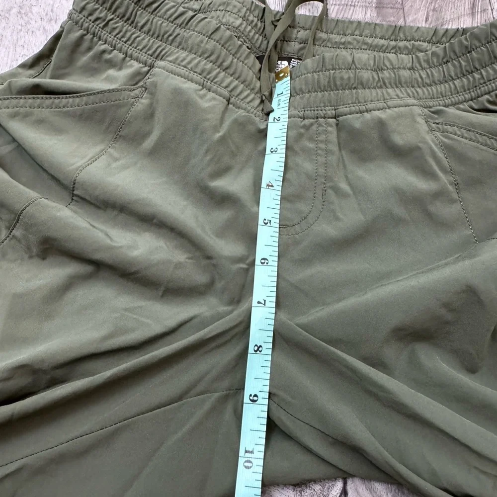 The North Face Drawstring Green Crop Capri Hiking Pants Women's Size 2 - Picture 5 of 8